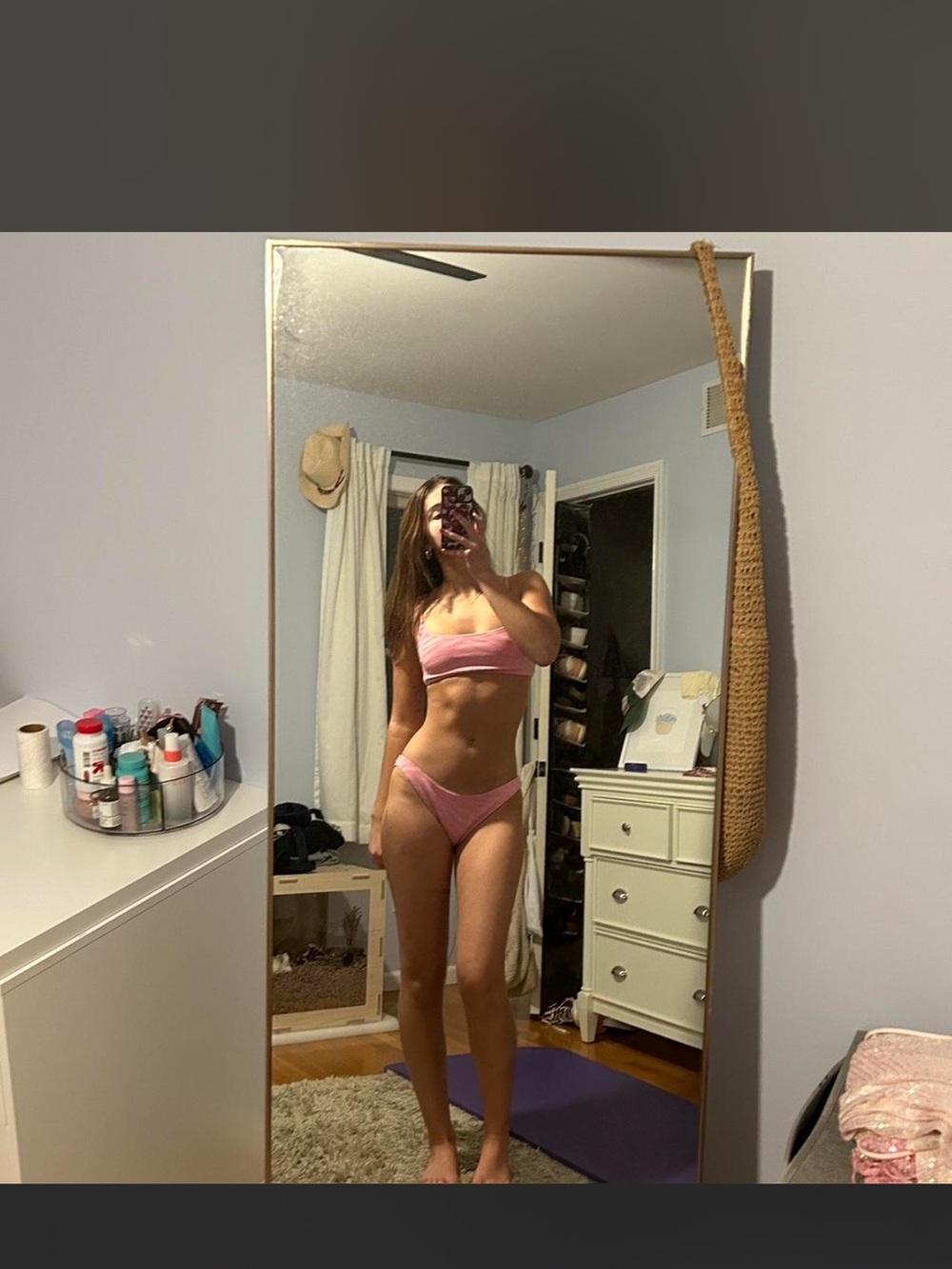 triangl swimwear Pink Bikini Set
